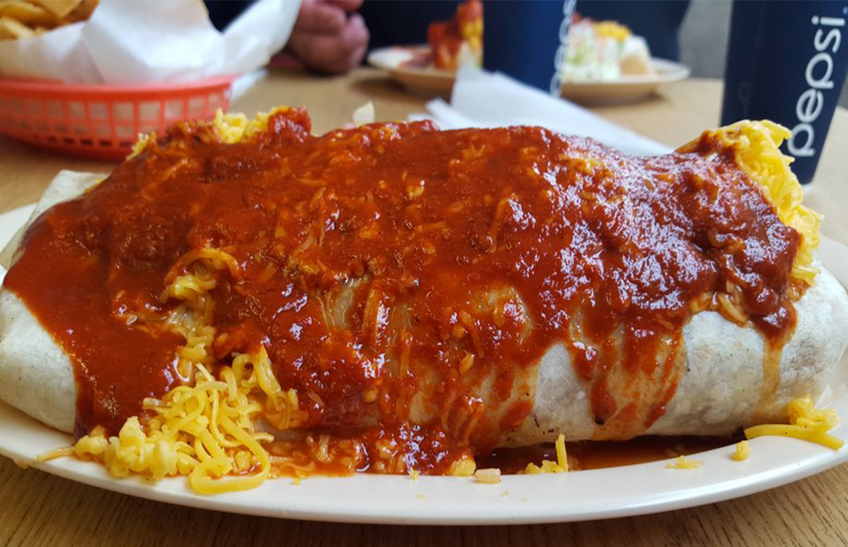 17 Manuel’s Special Burrito, El Tepeyac Café, Los Angeles from The 50